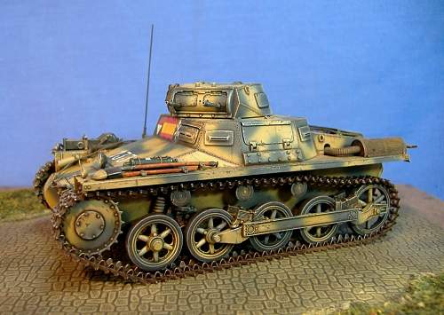 Panzer 1 Ausf A Early production, Spanish civil war.