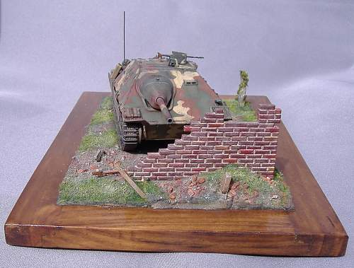 Hetzer Tank destoyer, 1/48 scale.