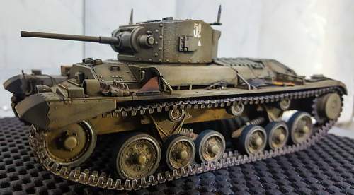 1/35 scale British Valentine in Soviet service, lend lease tank.