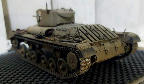 1/35 scale British Valentine in Soviet service, lend lease tank.