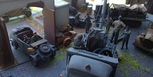 German Field maintenance in 1/35