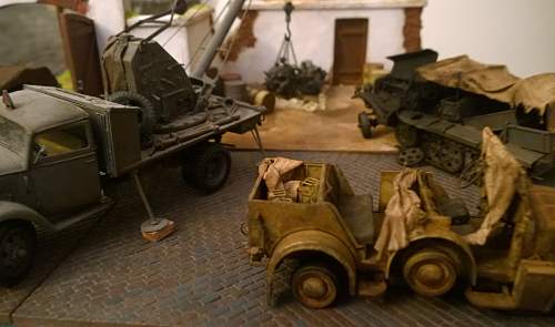 German Field maintenance in 1/35