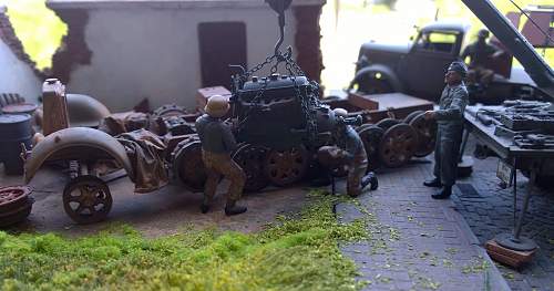 German Field maintenance in 1/35