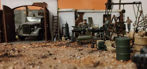 German Field maintenance in 1/35