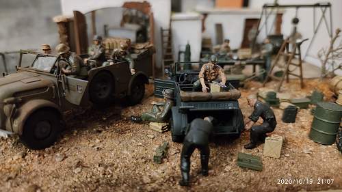 German Field maintenance in 1/35