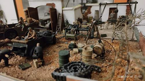 German Field maintenance in 1/35