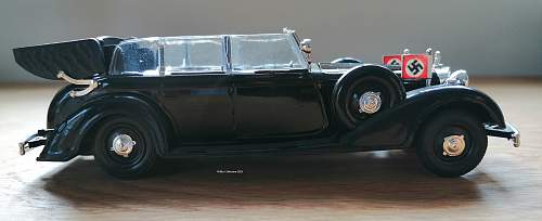 Rio  64 1942 MERCEDES,ADOLF HITLER'S PERSONAL BLACK BENZ