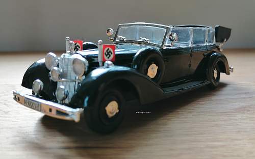 Rio  64 1942 MERCEDES,ADOLF HITLER'S PERSONAL BLACK BENZ