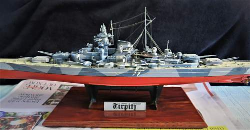 Schlachtschiff Tirpitz 1/350 Scale Model