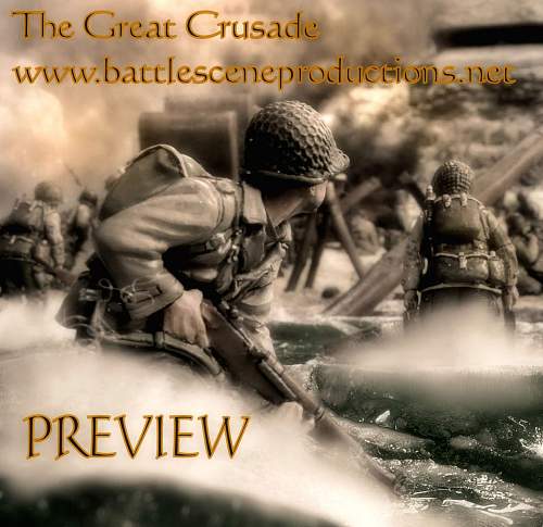 D-Day Diorama from THE GREAT CRUSADE Mini-Series by BATTLE SCENE PRODUCTIONS