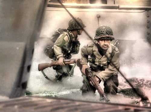 D-Day Diorama from THE GREAT CRUSADE Mini-Series by BATTLE SCENE PRODUCTIONS