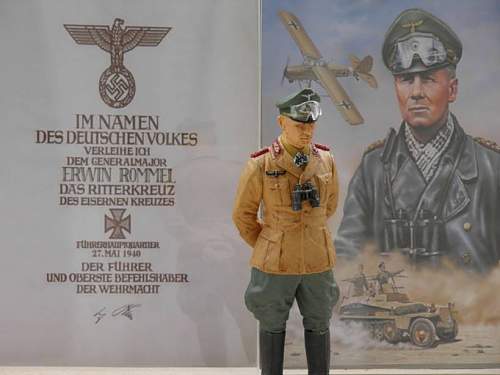 Tamiya 1/16 scale erwin rommel figure