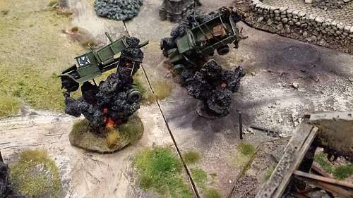 Superb 15mm battle of Kursk war games table.