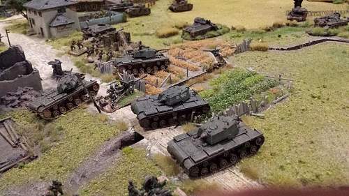 Superb 15mm battle of Kursk war games table.