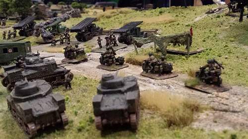 Superb 15mm battle of Kursk war games table.
