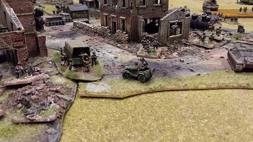 Superb 15mm battle of Kursk war games table.