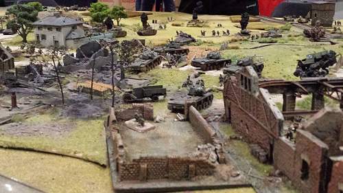 Superb 15mm battle of Kursk war games table.