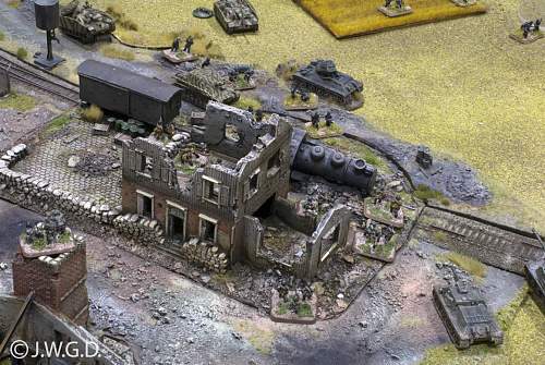 Superb 15mm battle of Kursk war games table.