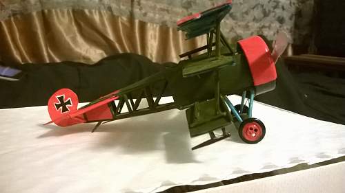 A Fokker DR 1 I am building