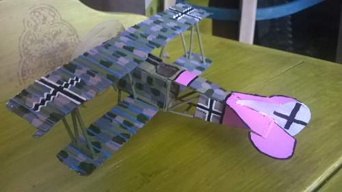 A Fokker DR 1 I am building