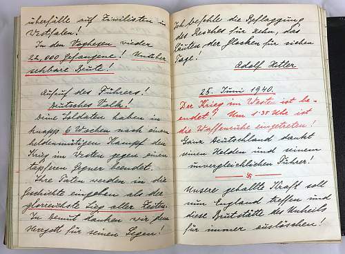 Handwritten 500+ Page NSKK Tagebuch (diary)
