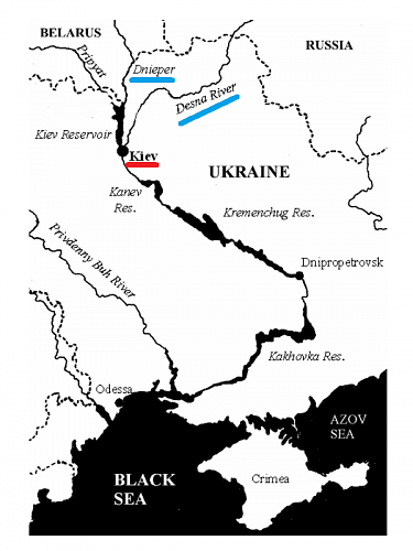 Geography of the USSR. Kiev under the german occupation