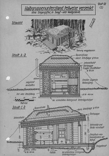 Forests, wood and bunkers.