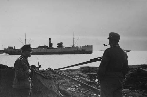 579 documents related to Gebirgs-Jäger-Regiment 206 found in a ventilation shaft in Hanko S. Finland