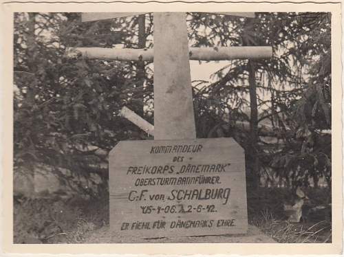 Grave of Christian Frederik von Schalburg