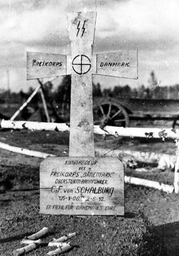 Grave of Christian Frederik von Schalburg