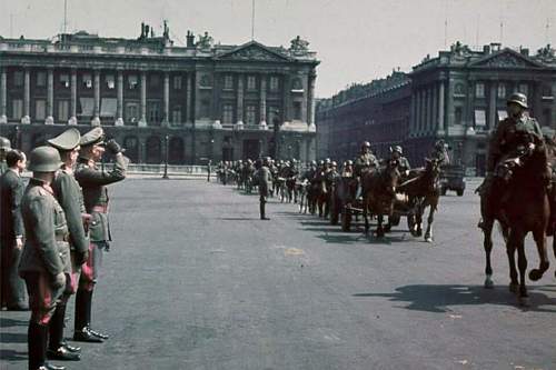 Military parade in Paris