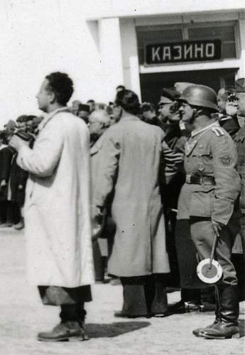 German soldiers welcomed to Russian town.  Where?