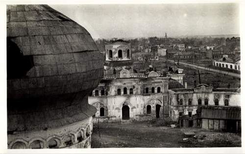 Grography of the USSR Staraya Russa under German occupation