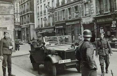 Photos of German General Staff in Paris in 1940