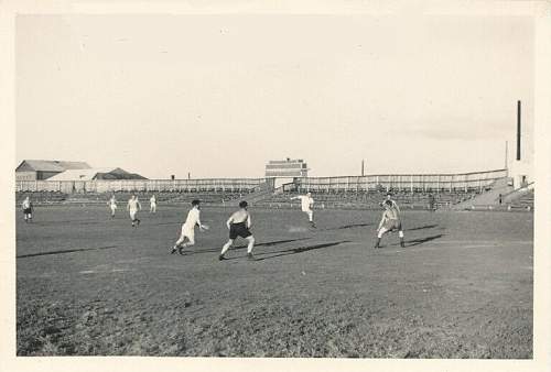 Football match in Stalino (Donetsk)