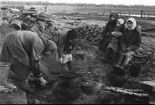 What was done with the German cemetries in USSR