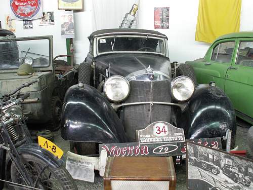 Göring, Göbbels and Bormann's cars in Moscow