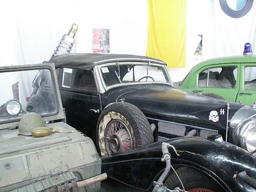 Göring, Göbbels and Bormann's cars in Moscow