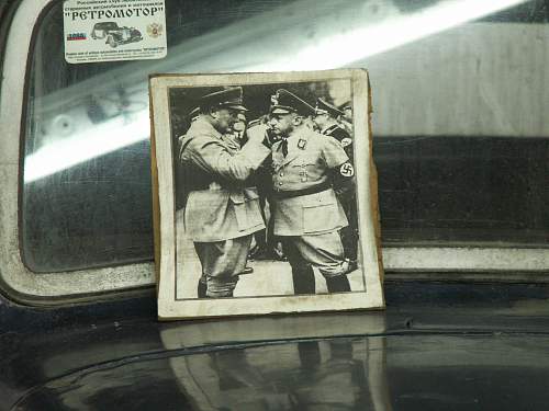 Göring, Göbbels and Bormann's cars in Moscow