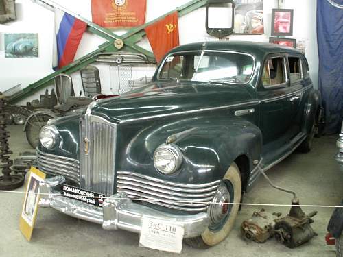 Göring, Göbbels and Bormann's cars in Moscow