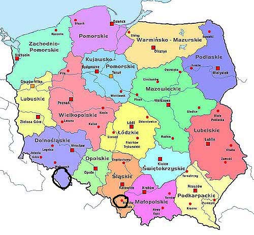I need some information regarding battlefields in Poland...