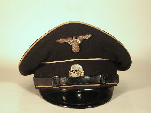 Seeking help researching SS Em/NCO from nametag in visor hat