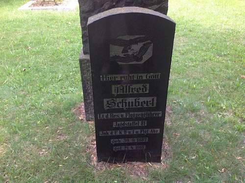 Photos of German soldier's graves in Berlin