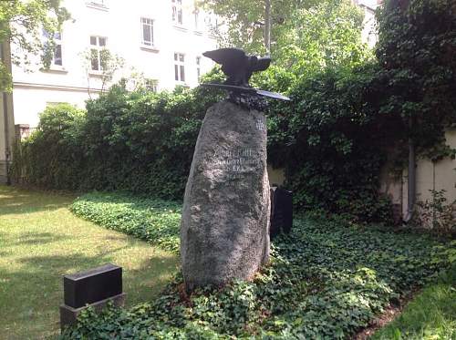 Photos of German soldier's graves in Berlin