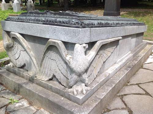 Photos of German soldier's graves in Berlin