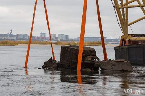 An armored boat from Stalingrad