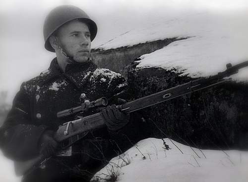 &quot;Battle of Hanko (1941). The famous sniper Grigori Isakov&quot;