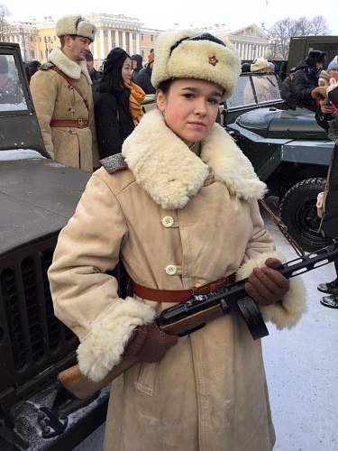 'Lifting of the Siege of Leningrad' parade, St Petersburg