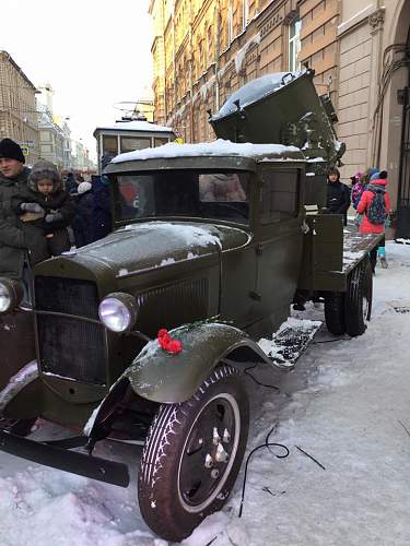 'Lifting of the Siege of Leningrad' parade, St Petersburg