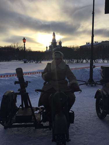 'Lifting of the Siege of Leningrad' parade, St Petersburg